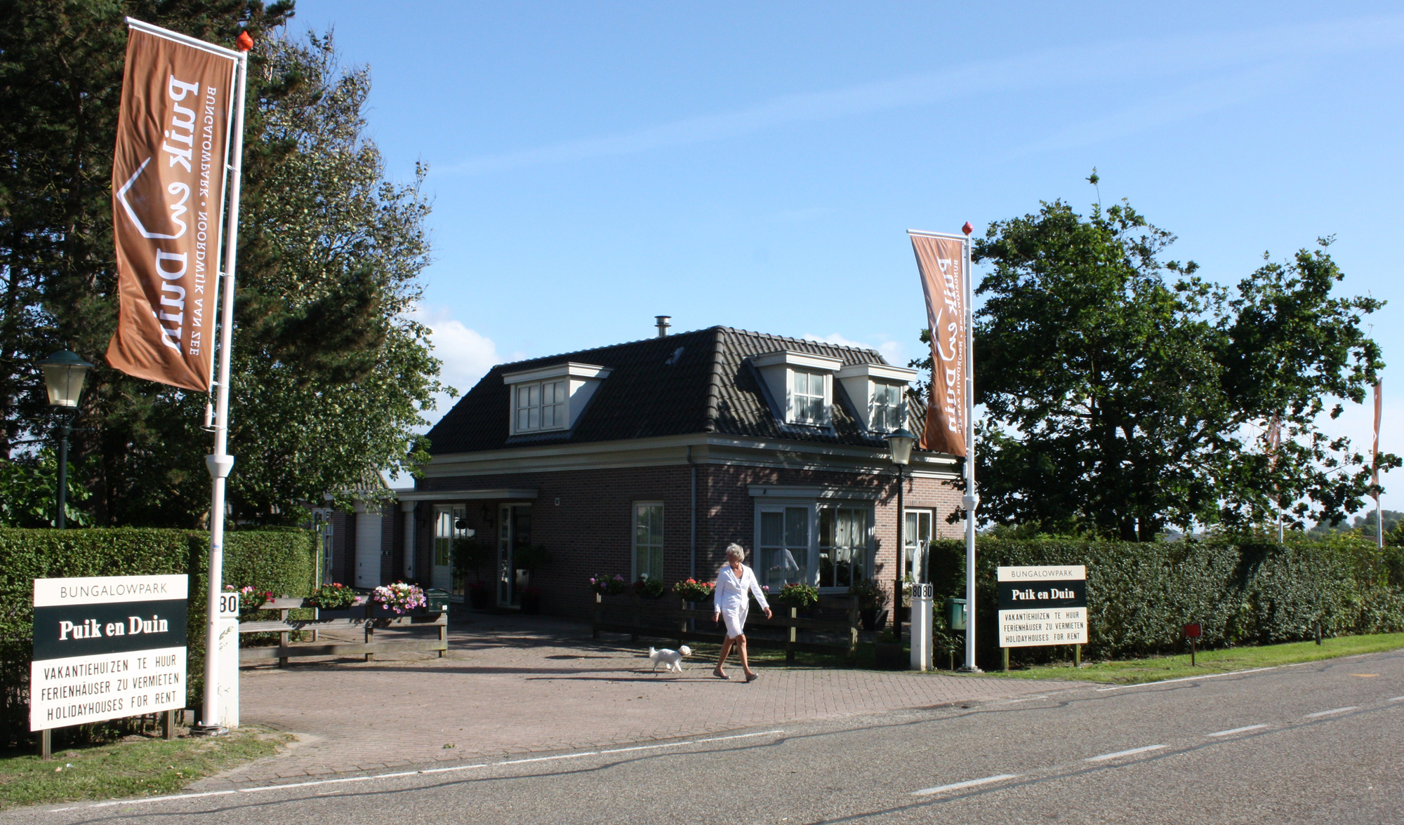 Entree Bungalowpark Puik en Duin Noordwijk